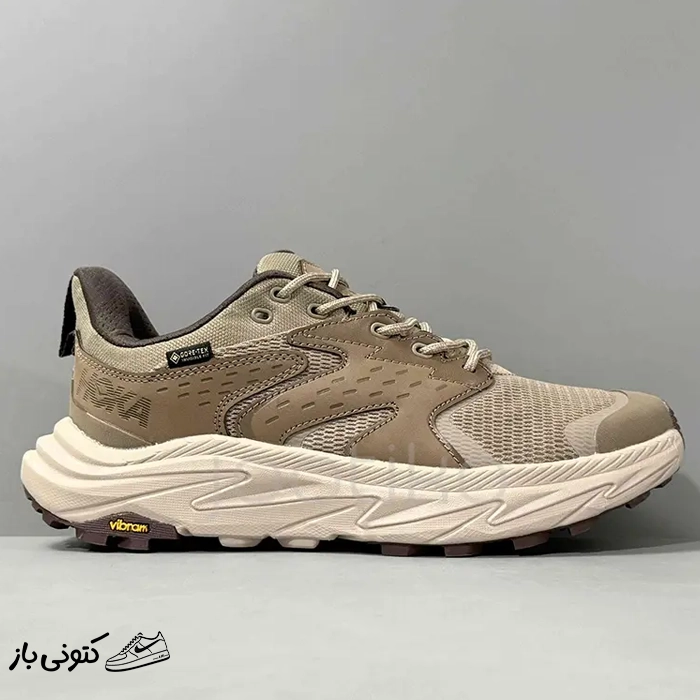 hoka-anacapa-2-low-gore-tex-dune-oxford-tan کتونی خارجی یونیسکس هوکا آناکاپا گورتکس Hoka Anacapa 2 Low Gore-Tex Dune & Oxford Tan - Image 1
