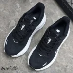 کتونی خارجی یونیسکس هوکا باندی 9 مشکی سفید Hoka Bondi 9 Black White 1162011-BWHT - Image 4
