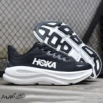 کتونی خارجی یونیسکس هوکا باندی 9 مشکی سفید Hoka Bondi 9 Black White 1162011-BWHT - Image 3