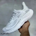 کتونی خارجی مردانه هوکا کلیفتون 10 مشکی سفید Hoka Clifton 10 Black White
