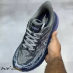 کتونی خارجی مردانه هوکا استینسون 7 خاکستری بنفش Hoka Stinson 7 Satellite Grey/Varsity Navy - Image 4