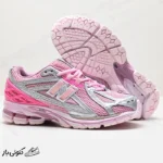 کتونی خارجی زنانه نیوبالانس New Balance 1906 Silver Pink صورتی نقره ای