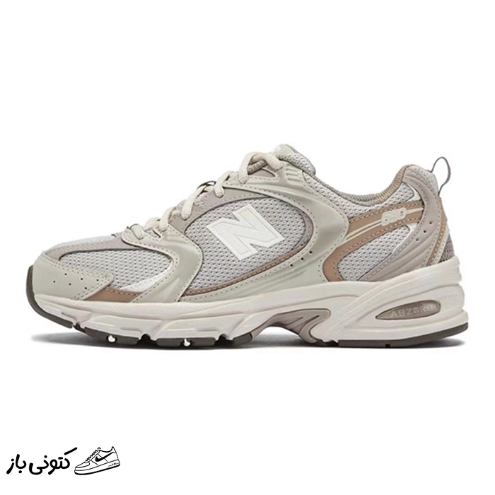 new-balance-530-cream-beige کتونی خارجی یونیسکس نیوبالانس New Balance 530 Cream Beige - Image 1