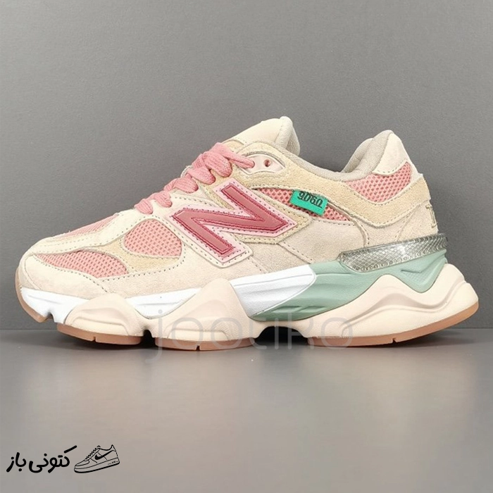 new-balance-9060-green-pink کتونی خارجی یونیسکس نیوبالانس New Balance 9060 - Image 1